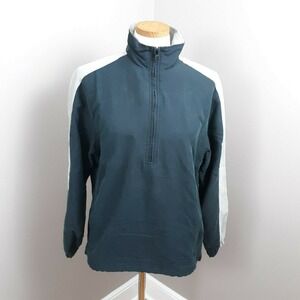 Forresters Golf Pullover Womens Small Gray 1/2 Zip High Neck Jacket VTG